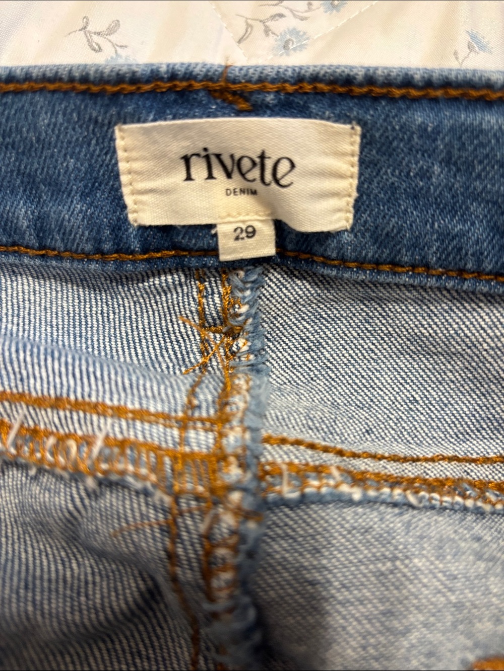 Loft Rivete High Rise Flare Denim Jeans - Picture 3 of 5